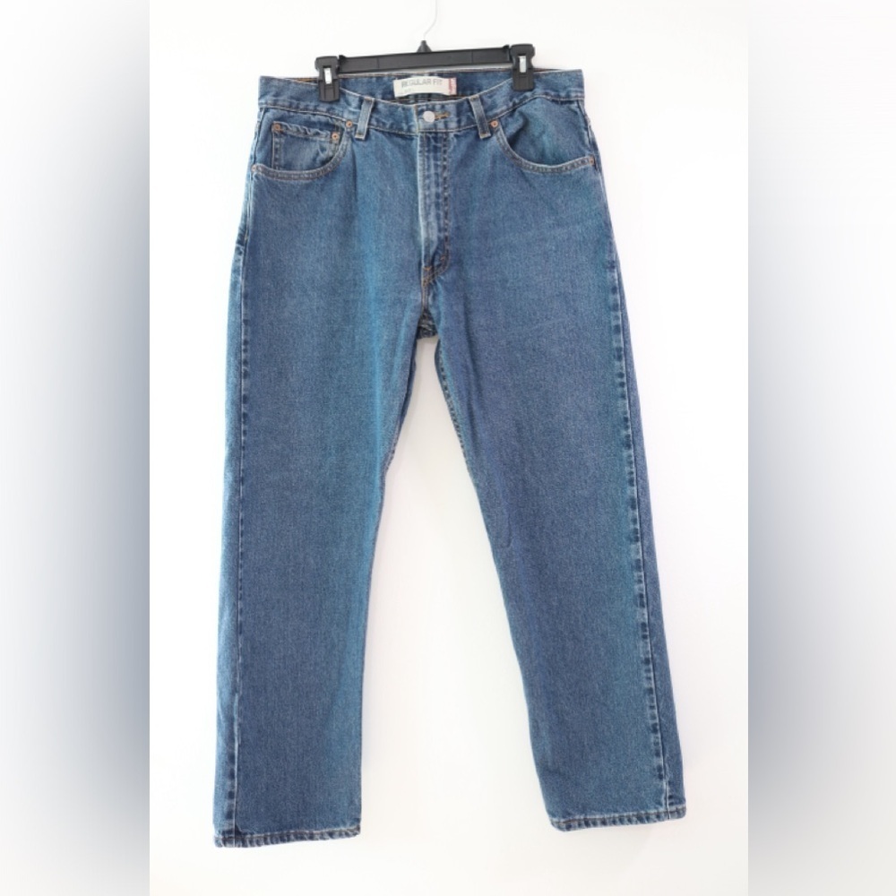 Levi's Men's 505 Straight Jeans Sz W 36 L30 Regular Fit